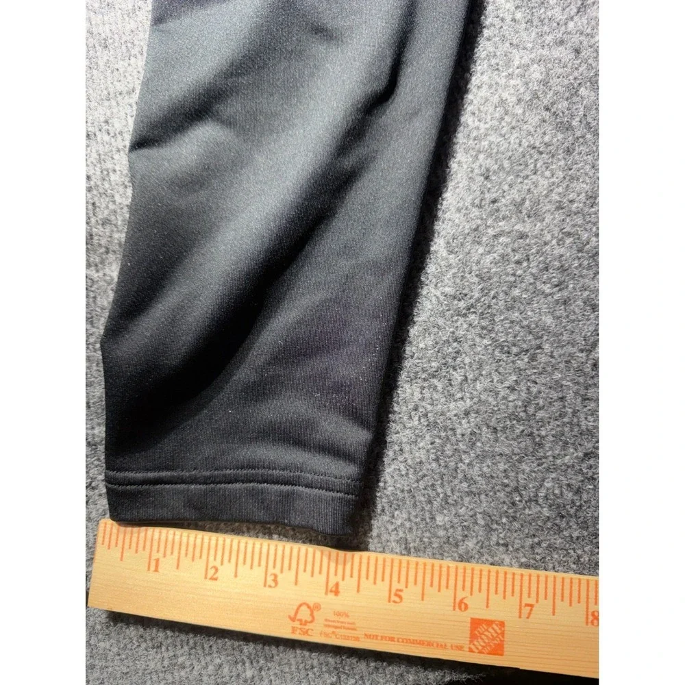 Under Armour Mens Jogger Pants Black Gray Contrast Stitch Training Large LG